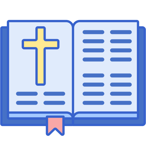 聖書 Flaticons Lineal Color icon