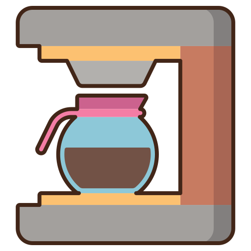 ekspres do kawy Flaticons Lineal Color ikona