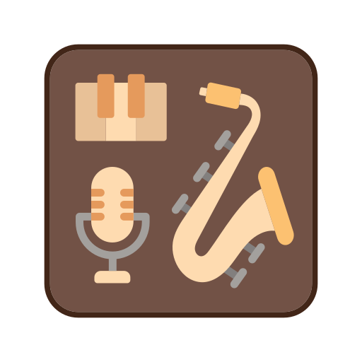 jazz Flaticons Lineal Color icono
