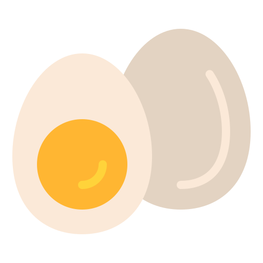 Boiled egg Iconixar Flat icon
