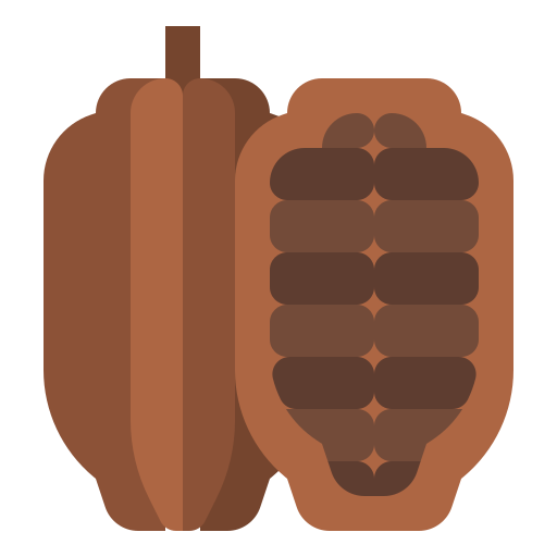 cacao Iconixar Flat icono