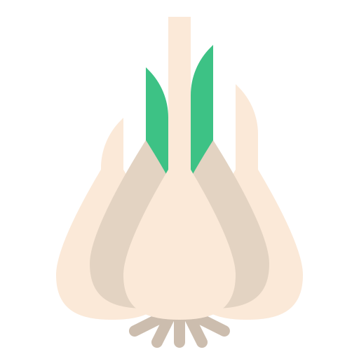 Garlic Iconixar Flat icon