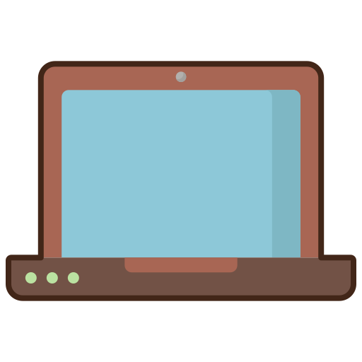 Laptop Flaticons Lineal Color icon