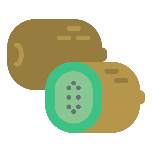 kiwi Iconixar Flat icono