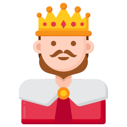 King Flaticons Flat icon