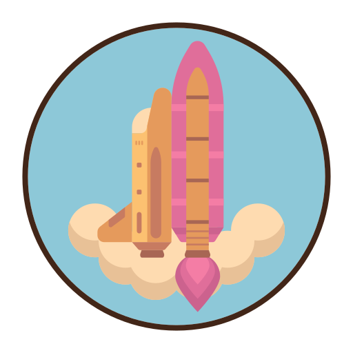 cohetes Flaticons Lineal Color icono
