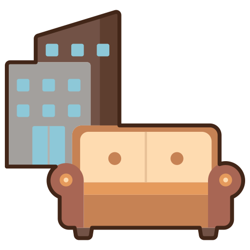 Office furniture Flaticons Lineal Color icon