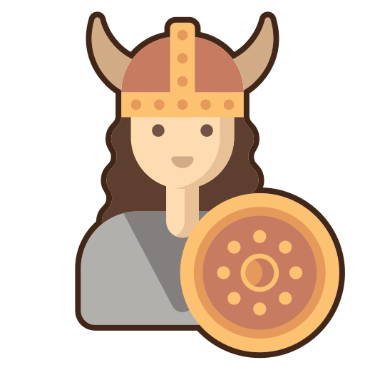 vikingen Flaticons Lineal Color icoon