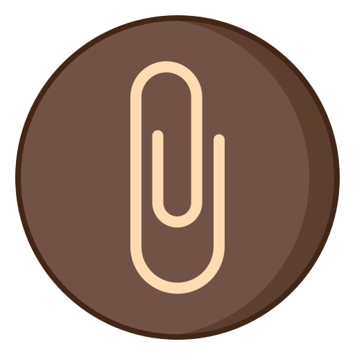 Paper clip Flaticons Lineal Color icon