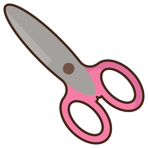 Scissor Flaticons Lineal Color icon