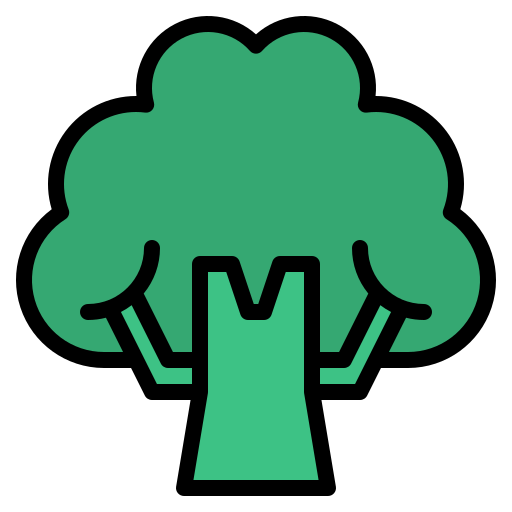 brócoli Iconixar Lineal Color icono