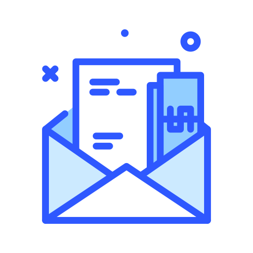 Envelope Darius Dan Blue icon