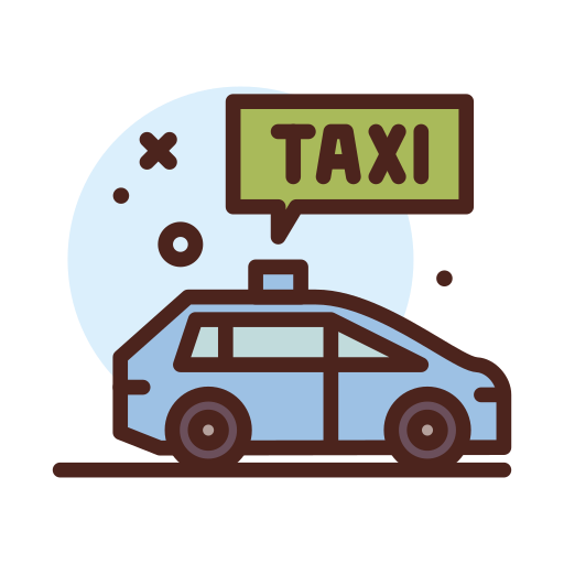 Taxi Darius Dan Lineal Color icon