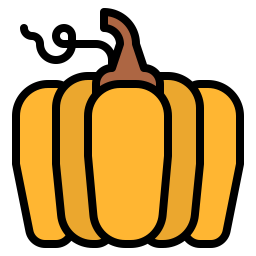 Pumpkin Iconixar Lineal Color icon