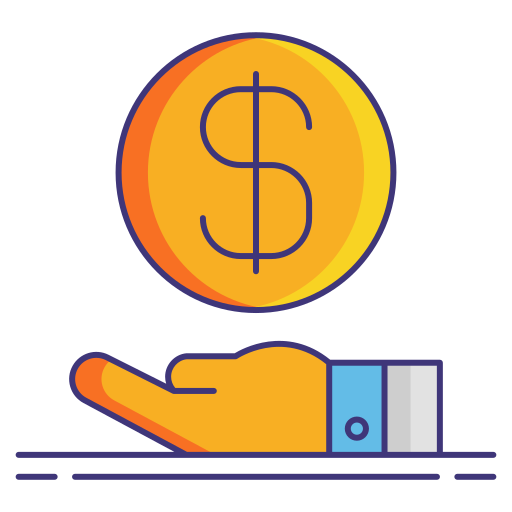 Payments Flaticons Lineal Color icon