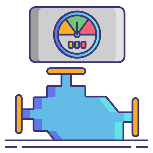 エンジン Flaticons Lineal Color icon