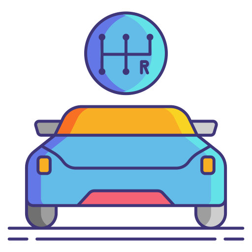 Manual transmission Flaticons Lineal Color icon