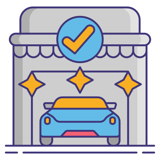 New car Flaticons Lineal Color icon