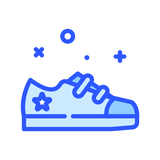 scarpe per neonato Darius Dan Blue icona