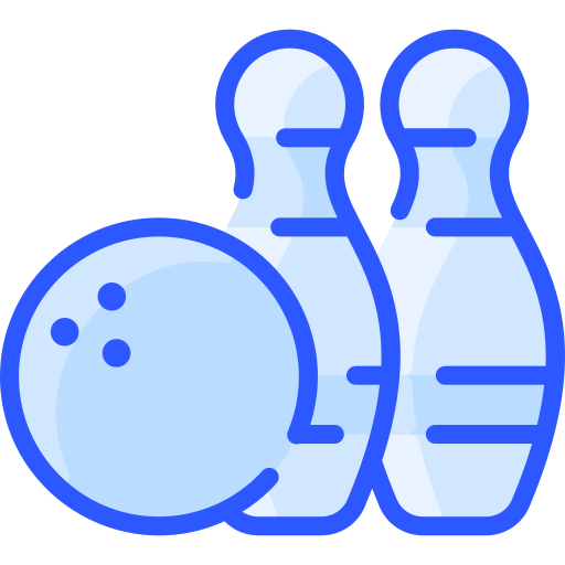 Bowling pin Vitaliy Gorbachev Blue icon