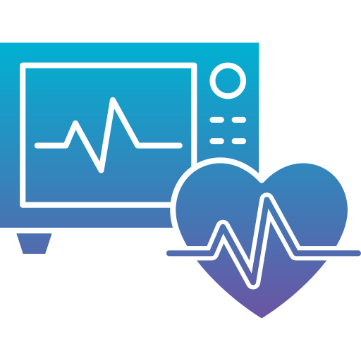 monitor ecg Generic Flat Gradient Ícone