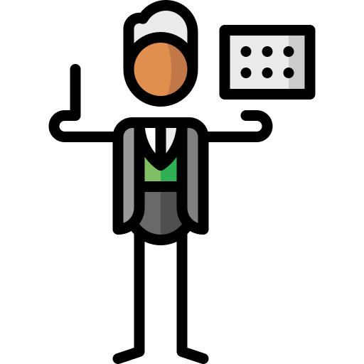 Bingo Puppet Characters Lineal Color icon