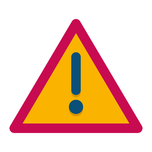 ostrzeżenie Flaticons Flat ikona