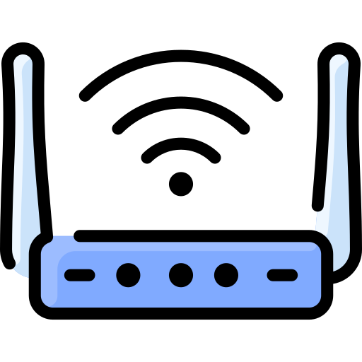 Wireless router Vitaliy Gorbachev Lineal Color icon