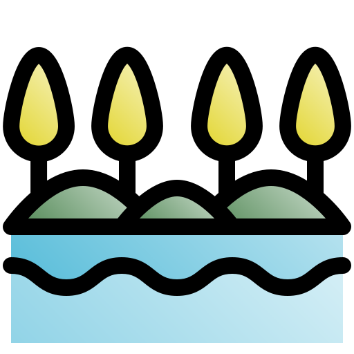 Lake Fatima Lineal Color icon