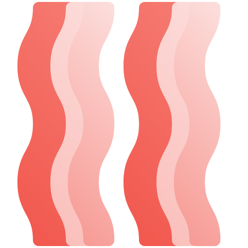 Bacon strips Fatima Flat icon