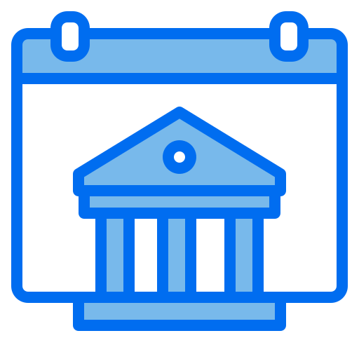 Banking Payungkead Blue icon