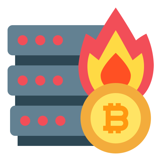 bitcoin Payungkead Flat icono