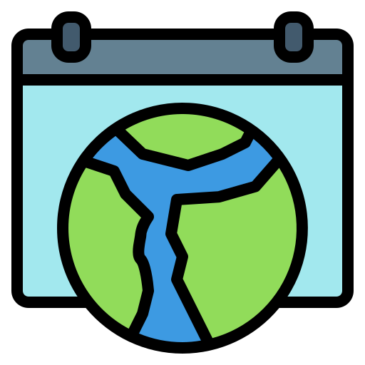 Earth day Payungkead Lineal Color icon