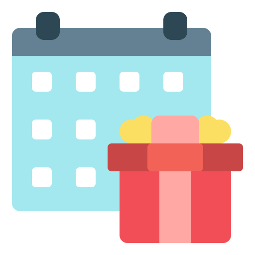 Gift Payungkead Flat icon