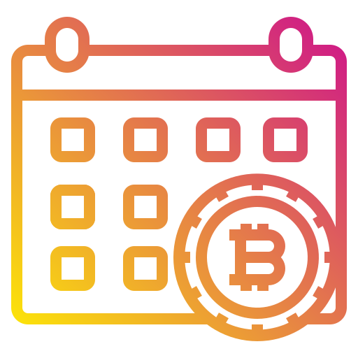 calendário Payungkead Gradient Ícone