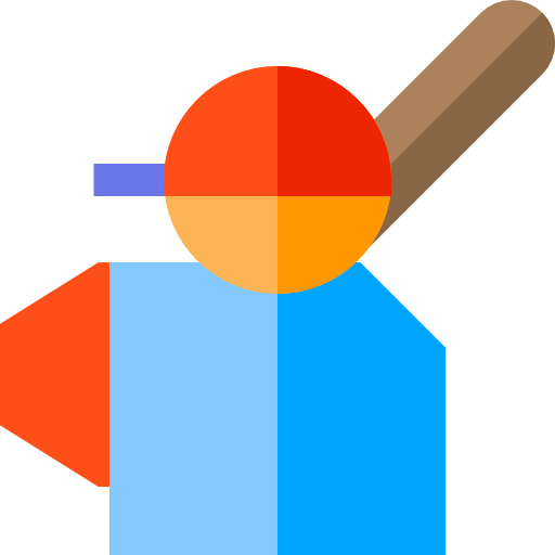 Batter Basic Straight Flat icon