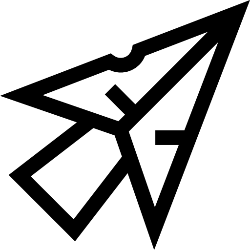 flecha Basic Straight Lineal icono