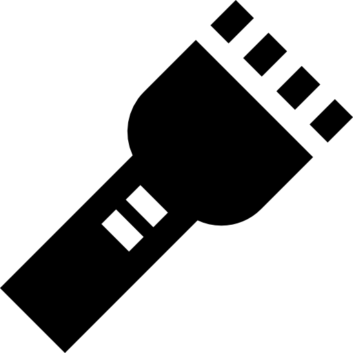linterna Basic Straight Filled icono