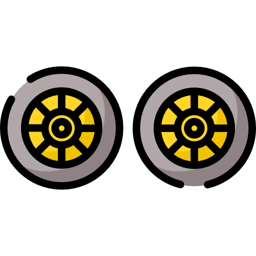 ruedas Special Lineal color icono