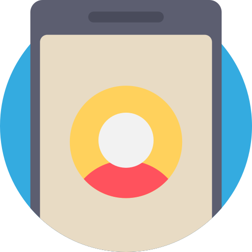 smartphone Detailed Flat Circular Flat icon