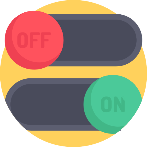 스위치 Detailed Flat Circular Flat icon