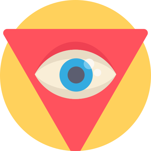 trójkąt Detailed Flat Circular Flat ikona