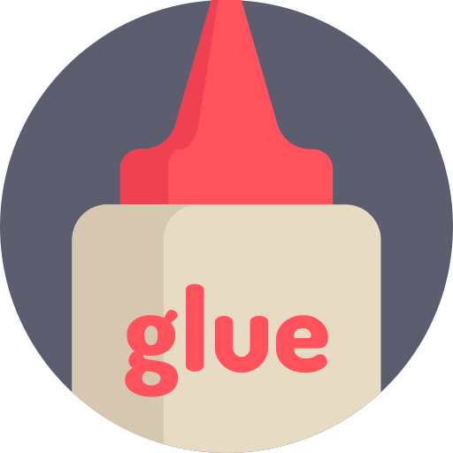 Glue Detailed Flat Circular Flat icon