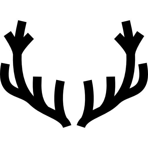 cuernos Basic Straight Filled icono