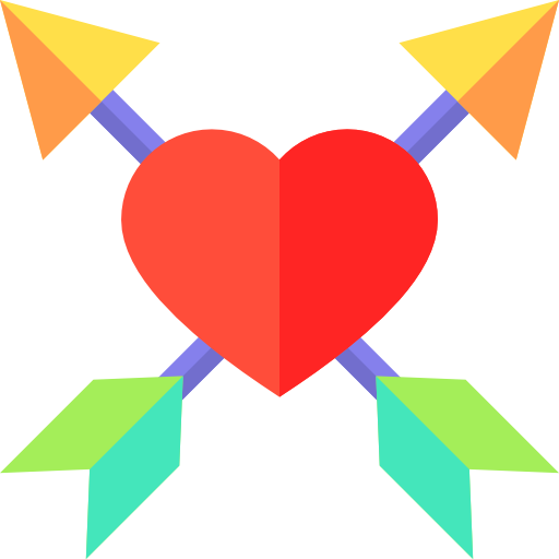 Сердце Basic Straight Flat иконка