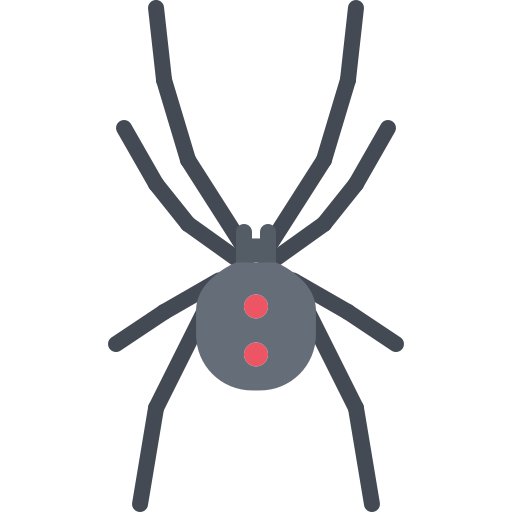 Spider Coloring Flat icon