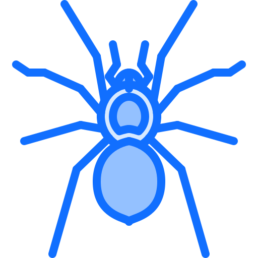 spinne Coloring Blue icon