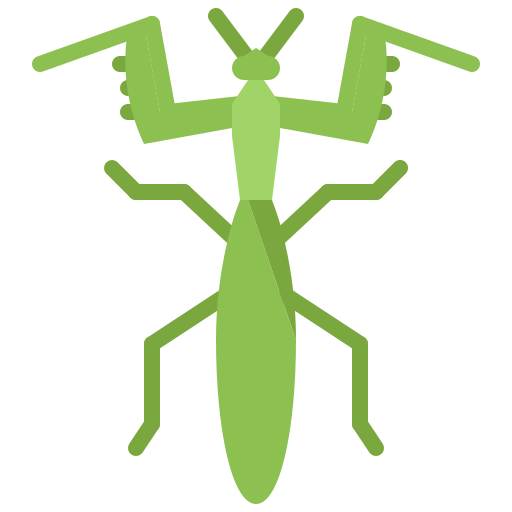 mantis Coloring Flat icono