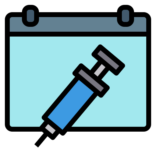 Syringe Payungkead Lineal Color icon