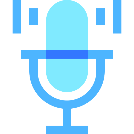 microfone Basic Sheer Flat Ícone